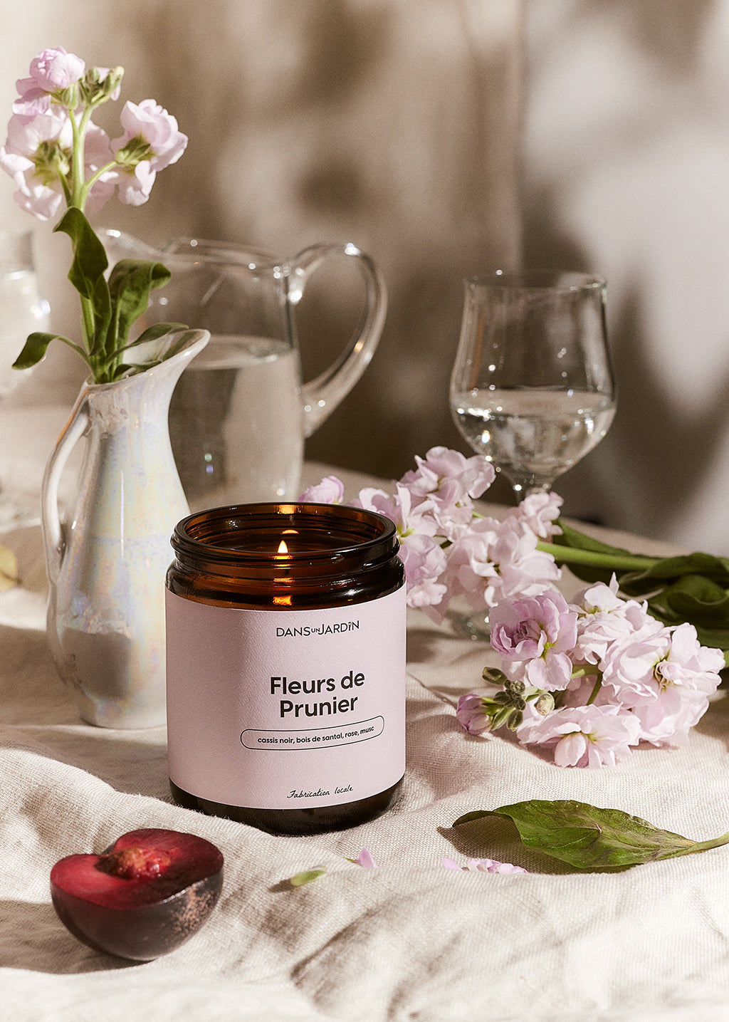 1 wick candle - Plum blossom