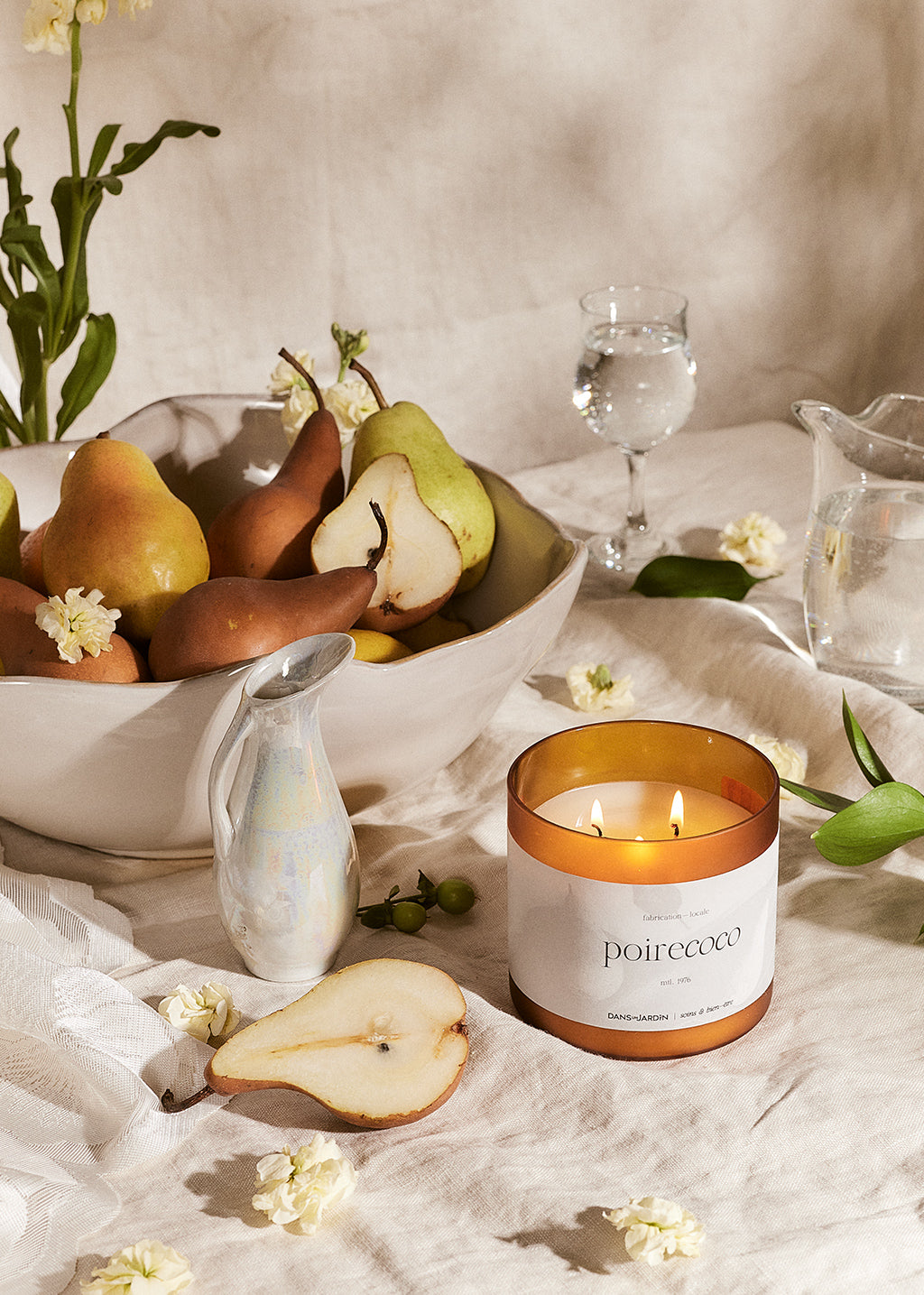 3-wick candle - Coconut pear