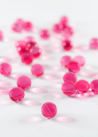 50 Bath pearls - RASPBERRY BLOSSOM